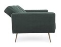 Canapea extensibila Johnny Dark Green, Bizzotto, 210 x 83 x 85 cm, catifea