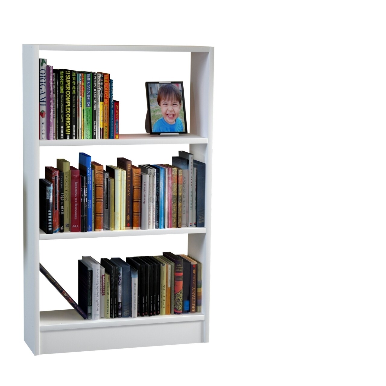 Biblioteca Wooden Art, Cella White, 60x100x19.5 cm - 1 | YEO