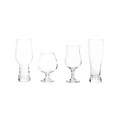 Set 4 pahare bere Zeve, Homla, 500 ml/ 385 ml/ 480 ml/ 480 ml, sticla, transparent