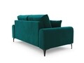 Canapea, Madara, Mazzini Sofas, 2 locuri, 172x102x90 cm, catifea, turcoaz