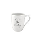 Cana I don't like mondays, Villeroy & Boch Statement, 280 ml, portelan premium