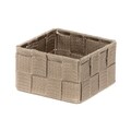 Organizator dulap, Compactor, Tex Small, 12 x 12 x 7 cm, textil, maro