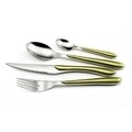 Set tacamuri 24 piese, Amefa, Eclat, inox, verde