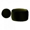 Taburet  Gift Decor, Pouffe, Ø60 x 35 cm, poliester/polistiren, verde