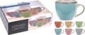 Set 6 cani Espresso, 90 ml, ceramica, multicolor