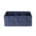 Organizator dulap, Compactor, Toronto, 18 x 12 x 7 cm, textil, albastru/gri