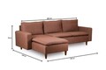 Coltar, Futon, 859FTN2123, Metal , Maro deschis