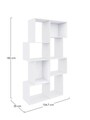 Biblioteca Artic 2540, Bizzotto, 104.7x35x182 cm, MDF, alb