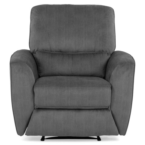 Fotoliu cu recliner manual, Adele, L.94 l.90 H.99, stofa, gri