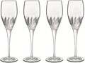 Set 4 pahare sampanie Diamante, Luigi Bormioli, 207 ml, sticla cristal, transparent