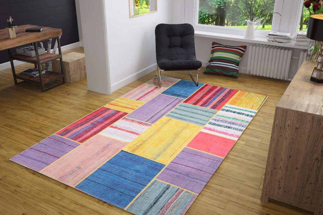 Covor, Jazz Chenille, 75x230 cm, Poliester , Multicolor