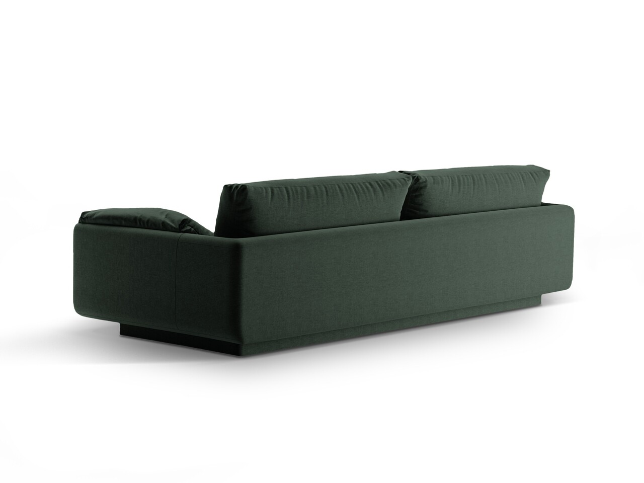 Canapea 4 locuri, Torino-211, Micadoni Home, 250x103x83 cm, tesatura structurata chenille, verde muschi - 1 | YEO