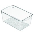 Cos pentru depozitare Rain, iDesign, 26x16x11 cm, transparent