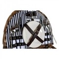 Cos pentru picnic 10 piese Wicker, DKD Home Decor, 40x30x19 cm, rachita