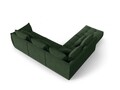 Coltar modular stanga 4 locuri, Bloom-86, Micadoni Home, 316x310x95 cm, tesatura structurata, verde muschi