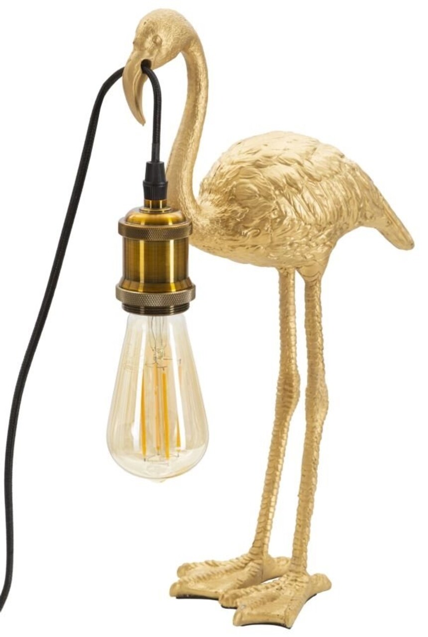 Lampa de masa Flamingo, Mauro Ferretti,  1 x E27, 40W, 13x11.5x39.5 cm, auriu