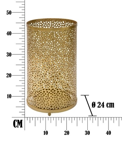 Suport pentrtu umbrele Holes Glam, Ø24x43 cm, fier