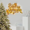 Decoratiune de luminoasa XMASGOLD-023, Tanelorn, 95x69 cm, metal, auriu