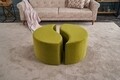 Taburet Alis Puf, Balcab Home, 80x80x40 cm, lemn, verde