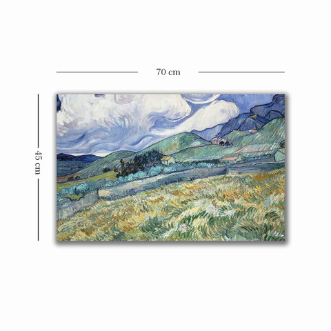 Tablou decorativ, 4570VANGOGH031, Canvas , Lemn, Multicolor