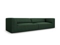 Canapea 4 locuri, Ruby, Micadoni Home, BL, 302x93x69 cm, poliester, verde