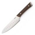 Cutit santoku Muhler, MR-2513SS, 13 cm, inox/lemn de frasin