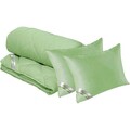 Set Bamboo Sense, 2 perne 50x70 cm si pilota matlasata 300g/mp, 200x220 cm