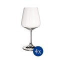 Set 4 pahare vin rosu, Villeroy & Boch, Ovid, 590 ml, sticla cristal