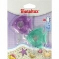 Set 2 agatatoare cu ventuza Fish, Metaltex, PVC/poliester, multicolor