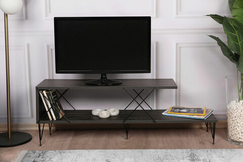 Comoda TV, Kalune Design, Street, 120x40x30cm, Maro inchis