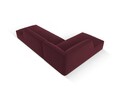 Coltar stanga 4 locuri, Ruby, Micadoni Home, BL, fara cotiera, 273x180x69 cm, piele ecologica, bordo