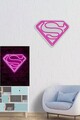 Decoratiune luminoasa LED, Superman,  Benzi flexibile de neon, DC 12 V, Roz