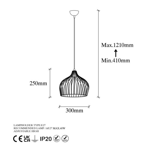 Lustra, Fulgor, 942FLG1403, Metal, Auriu