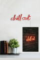 Decoratiune luminoasa LED, Chill Out, Benzi flexibile de neon, DC 12 V, Rosu