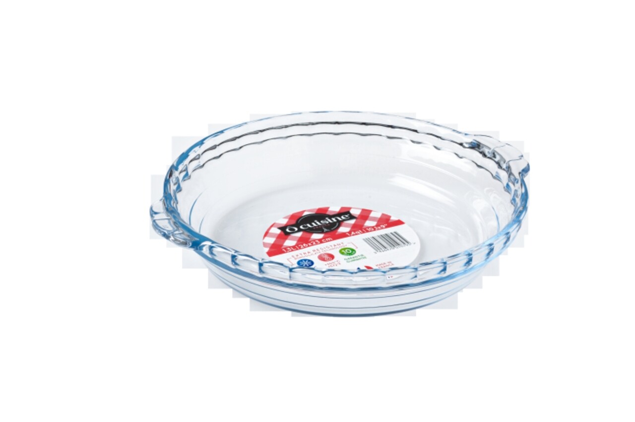 Vas de copt termorezistent Glass Bakeware, Ocuisine, 1.3 L, sticla