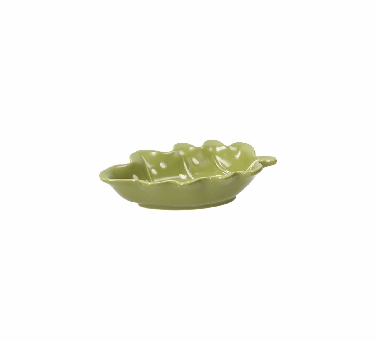 Platou pentru servire, Tognana, Foglie, 15 x 10 x 3.5 cm, portelan, verde - 2 | YEO